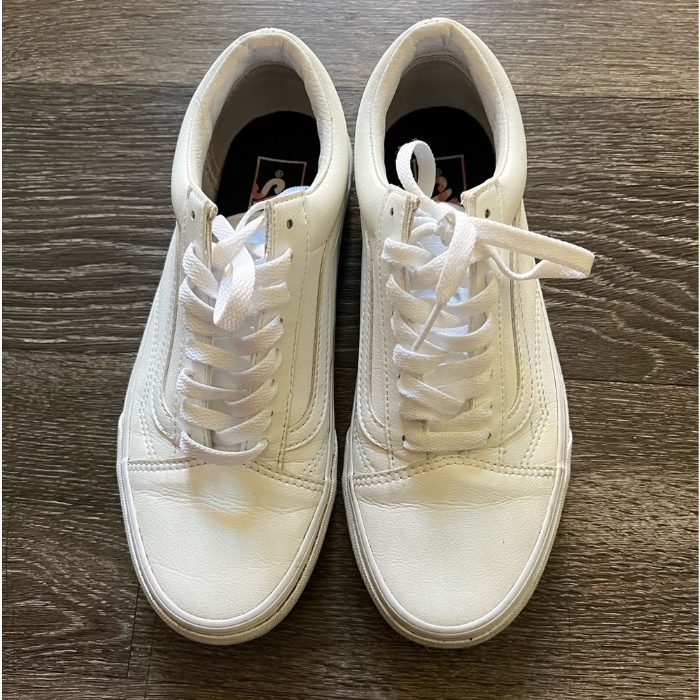 Vans Old Skool classic tumble true white